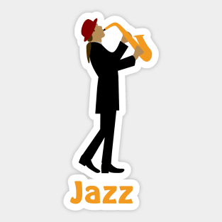 Saxophonist Sticker